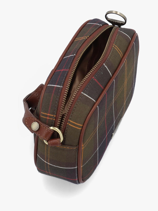 BARBOUR DAPHNE MINI TARTAN CROSSBODY - Khaki Fabric