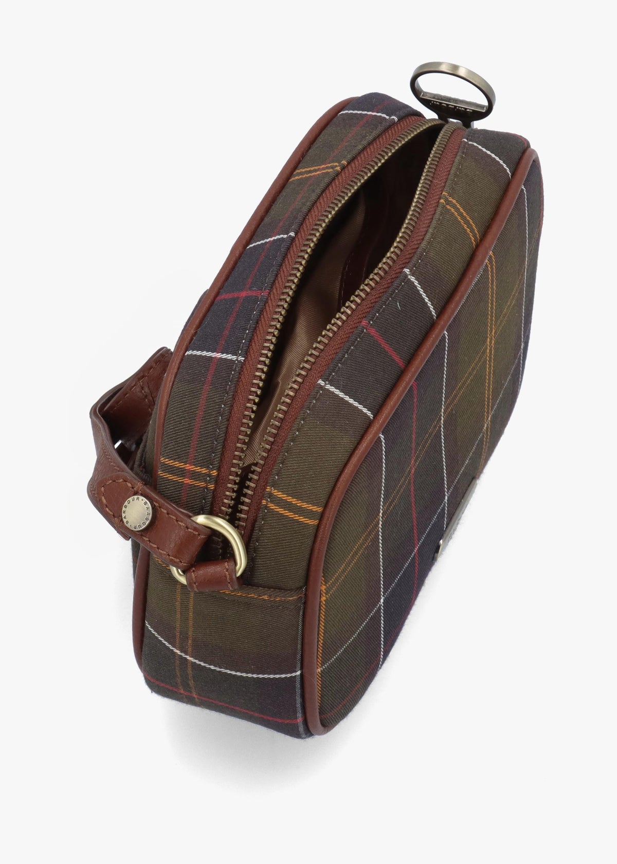 BARBOUR DAPHNE MINI TARTAN CROSSBODY - Khaki Fabric