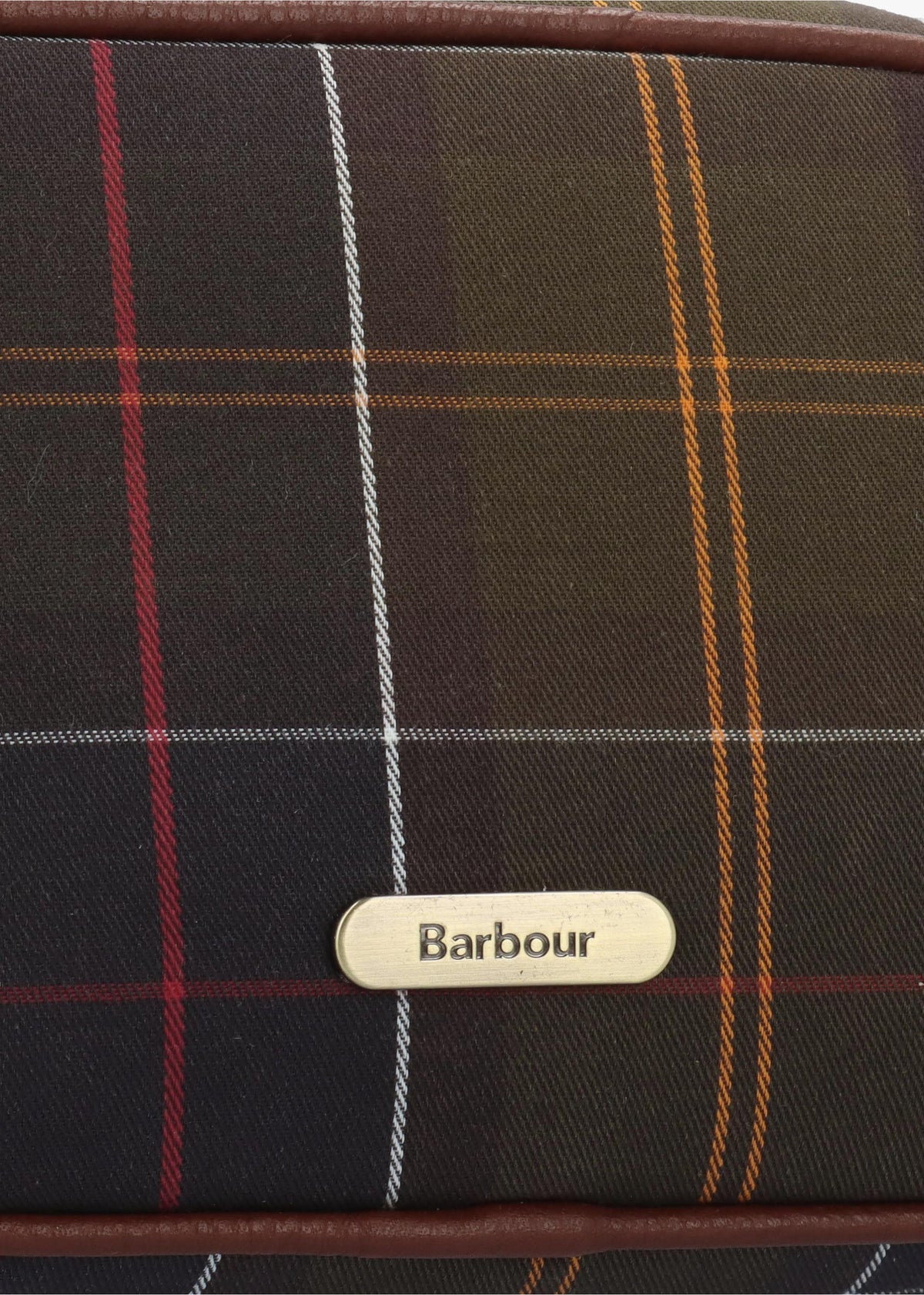 BARBOUR DAPHNE MINI TARTAN CROSSBODY - Khaki Fabric