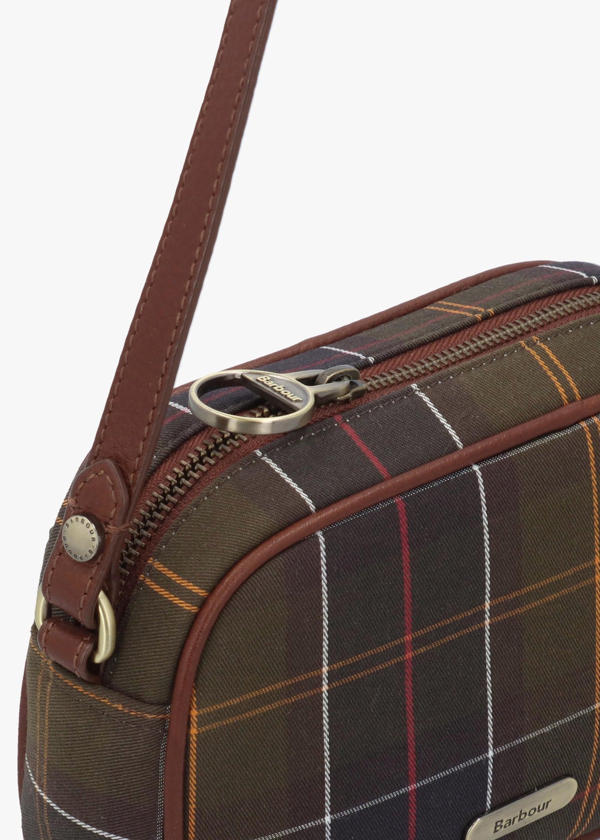 BARBOUR DAPHNE MINI TARTAN CROSSBODY - Khaki Fabric