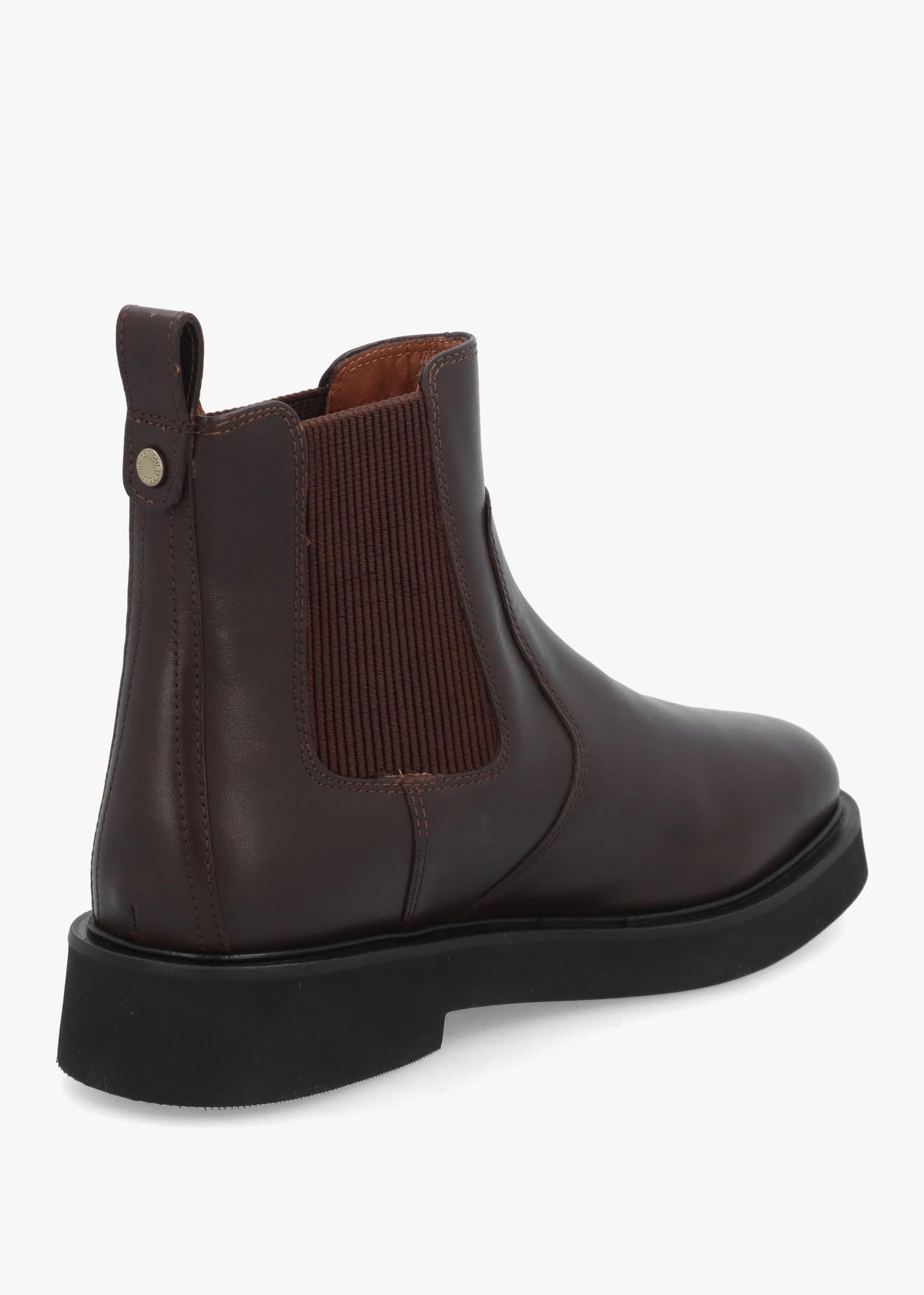 Barbour Delfina Dark Chocolate Leather Chelsea Boots