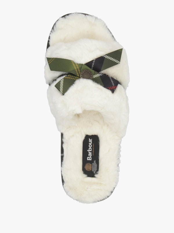 Barbour Eleanora Cream Slipper