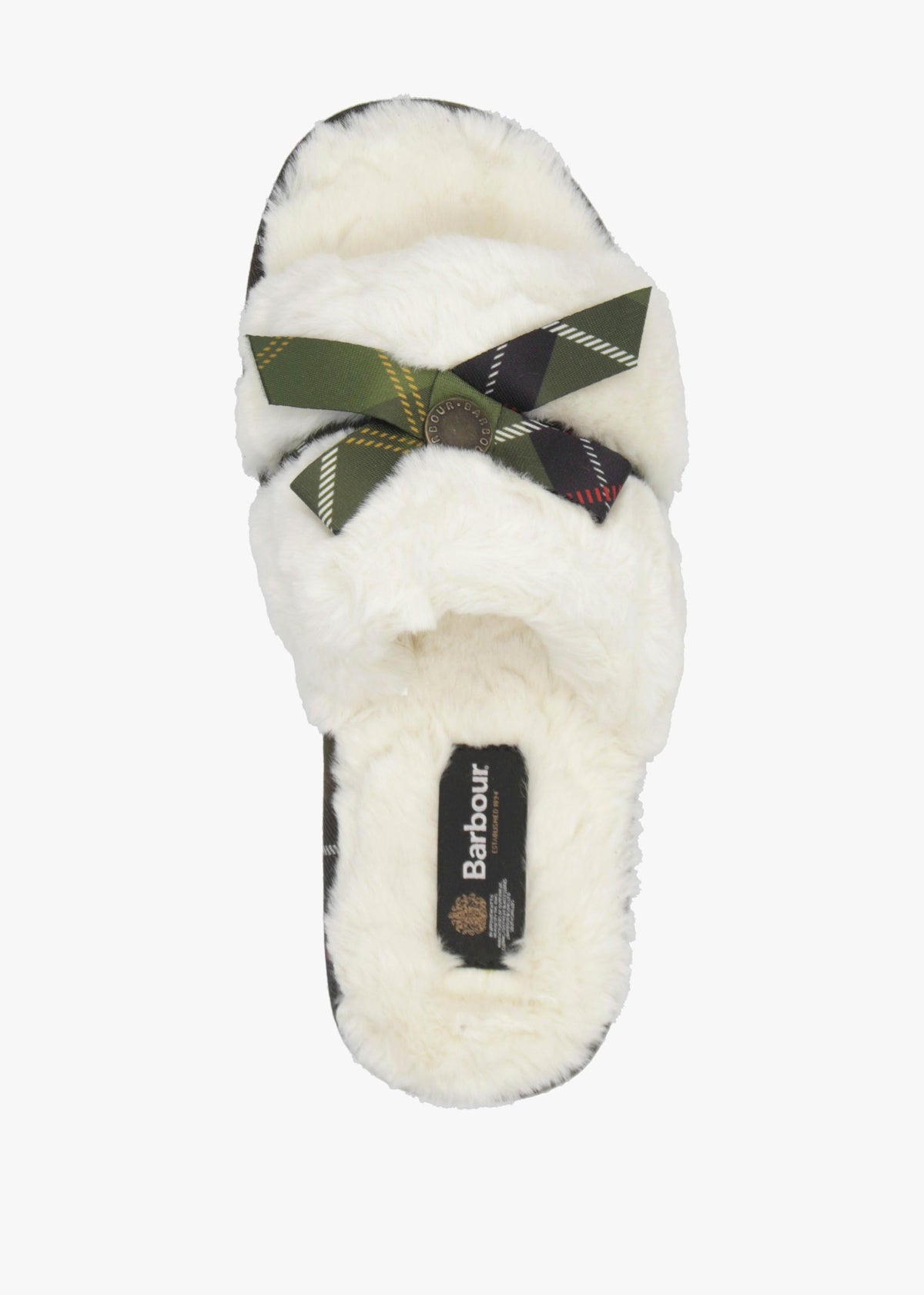 Barbour Eleanora Cream Slipper