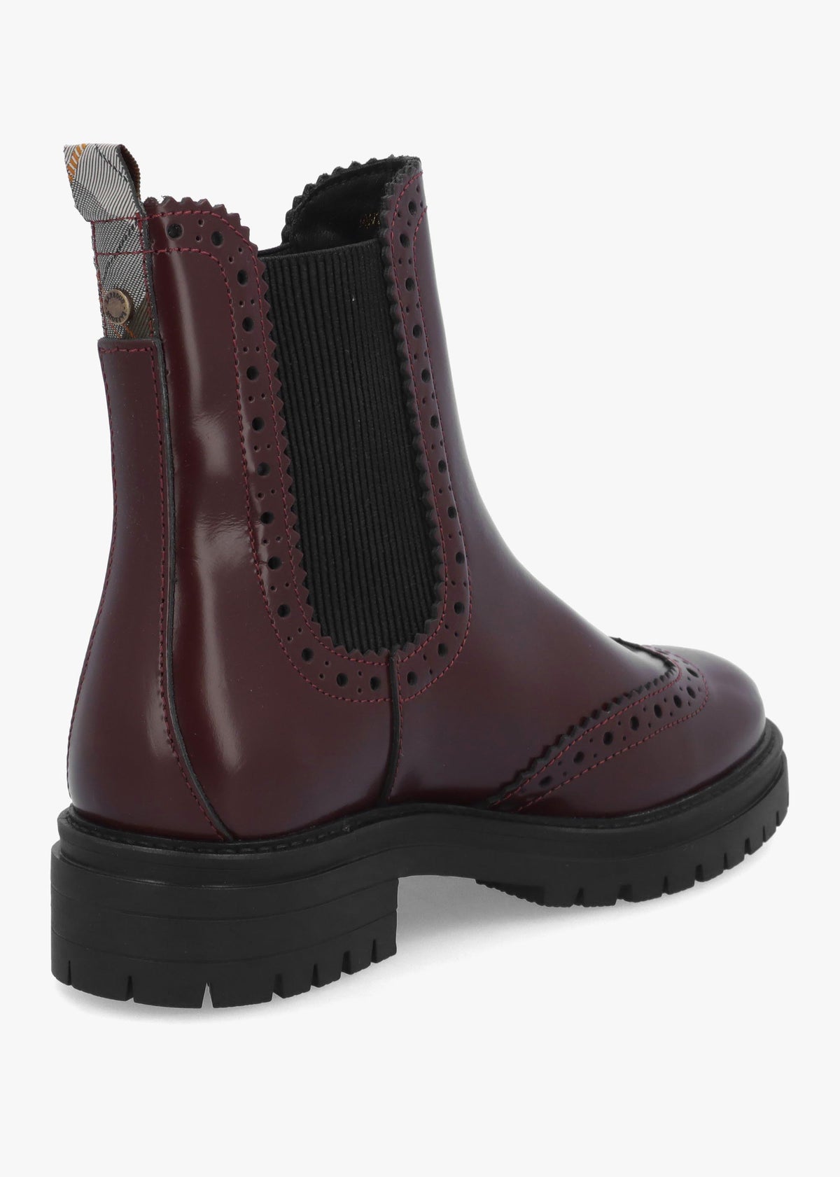 Barbour Fawne Cherry Leather Chelsea Boots
