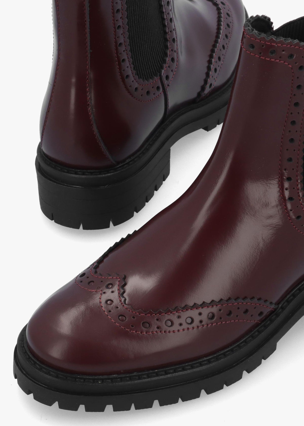 Barbour Fawne Cherry Leather Chelsea Boots