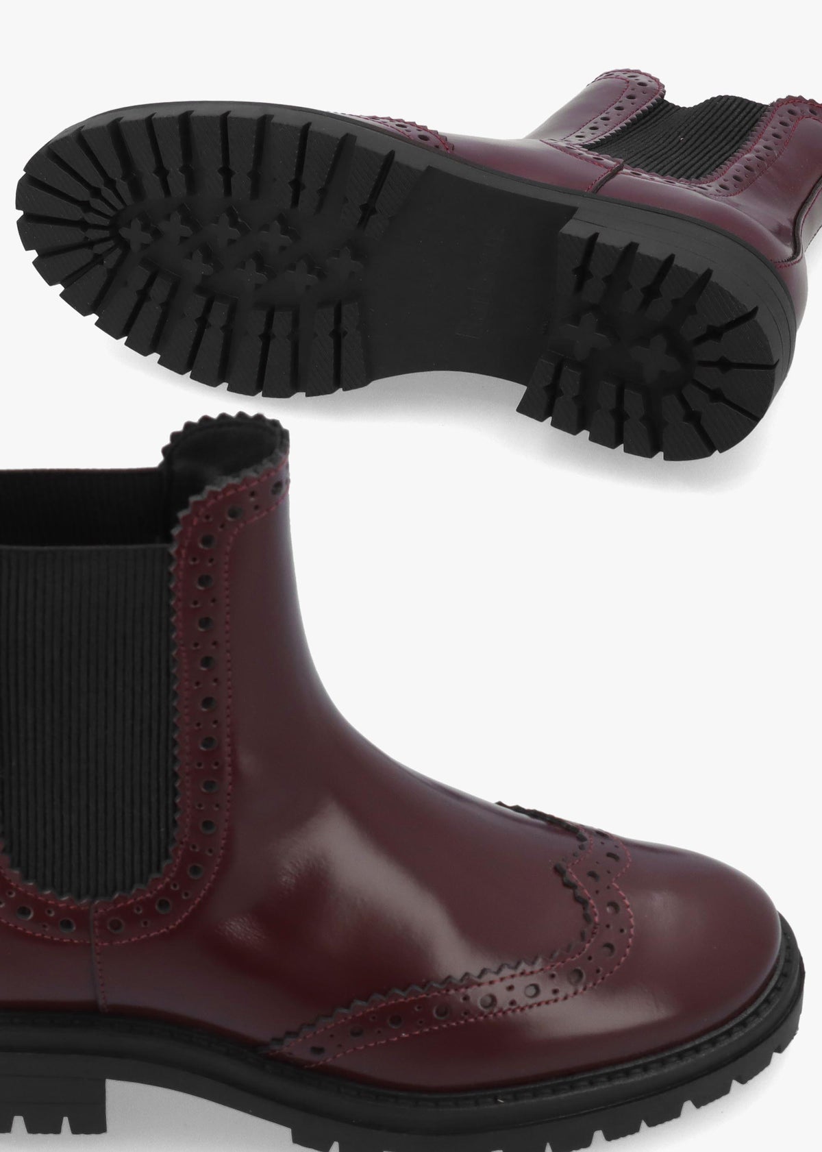 Barbour Fawne Cherry Leather Chelsea Boots