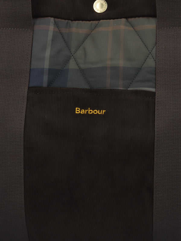 Barbour Healy Quilted Tartan Tote Bag