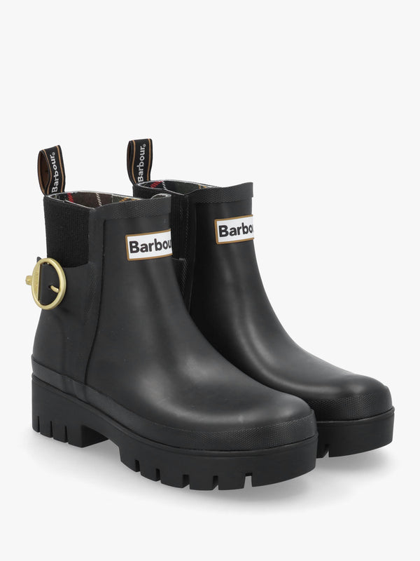 Barbour Hepburn Black Ankle Wellingtons