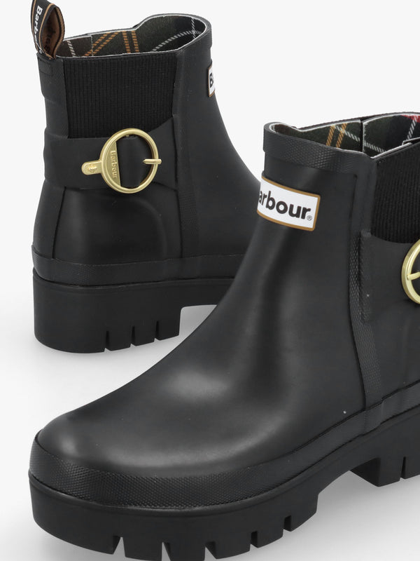 Barbour Hepburn Black Ankle Wellingtons