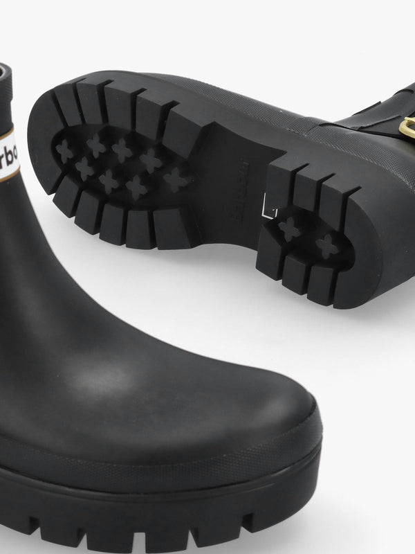 Barbour Hepburn Black Ankle Wellingtons