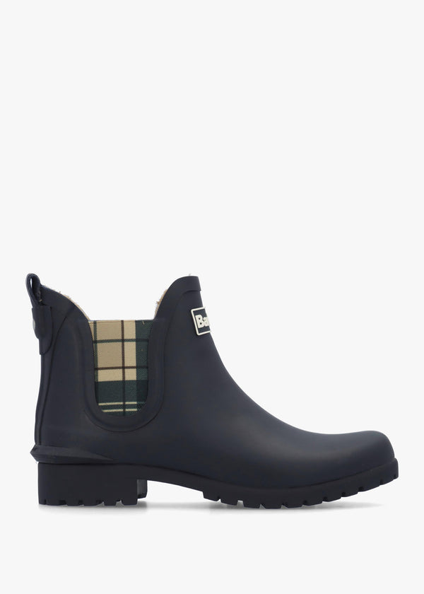 Barbour Kirkton Navy Birchwood Chelsea Wellingtons