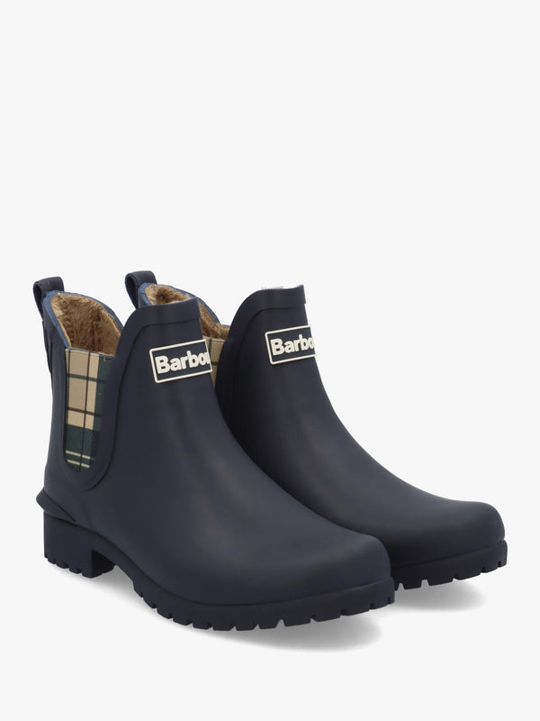 Barbour Kirkton Navy Birchwood Chelsea Wellingtons