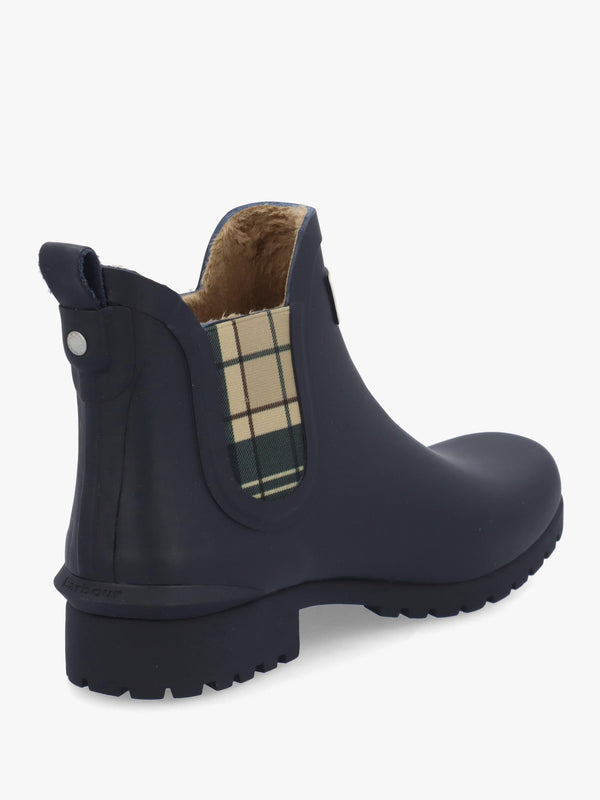 Barbour Kirkton Navy Birchwood Chelsea Wellingtons
