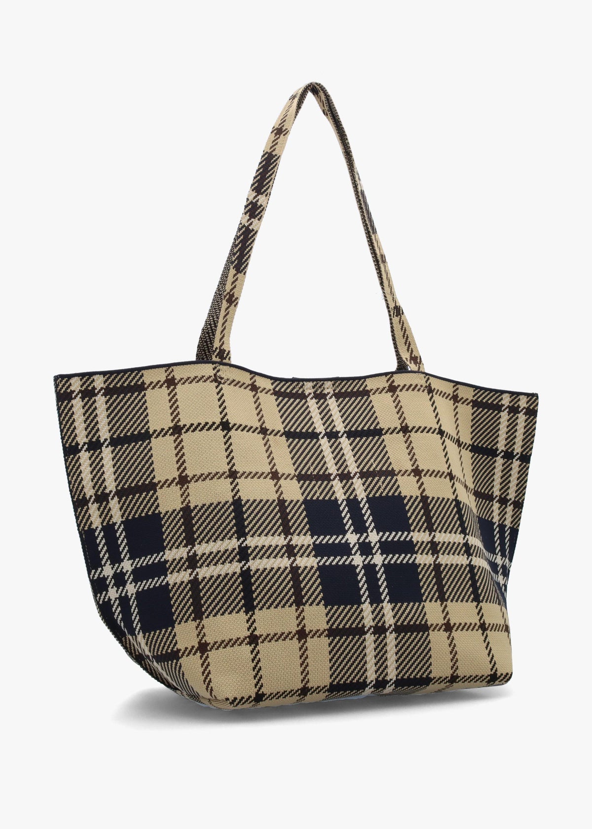 Barbour Layla Birchwood Dress Tartan Tote Bag