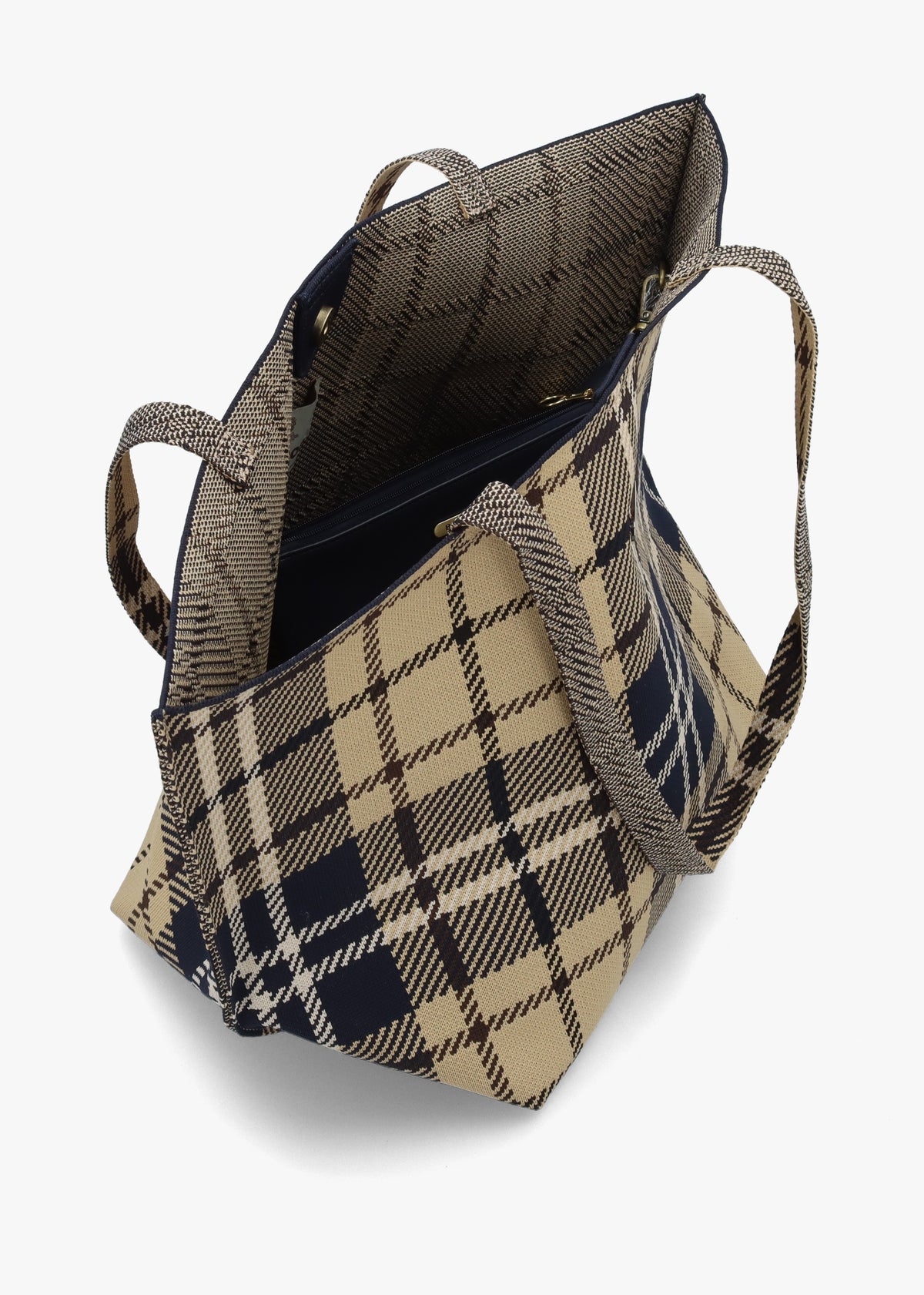 Barbour Layla Birchwood Dress Tartan Tote Bag
