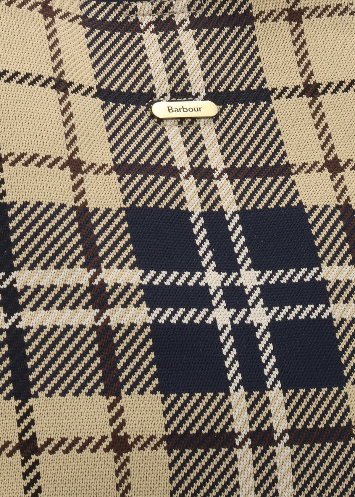 Barbour Layla Birchwood Dress Tartan Tote Bag