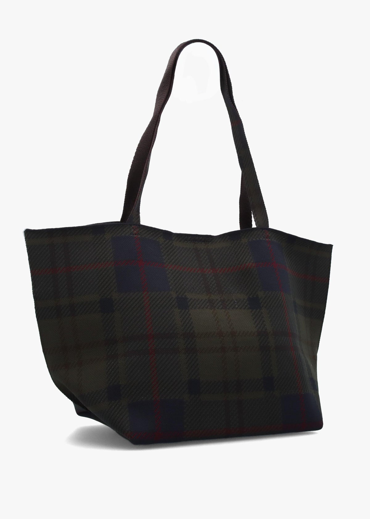 Barbour Layla Shadow Classic Tartan Tote Bag