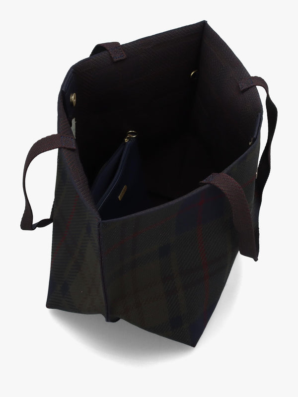 Barbour Layla Shadow Classic Tartan Tote Bag