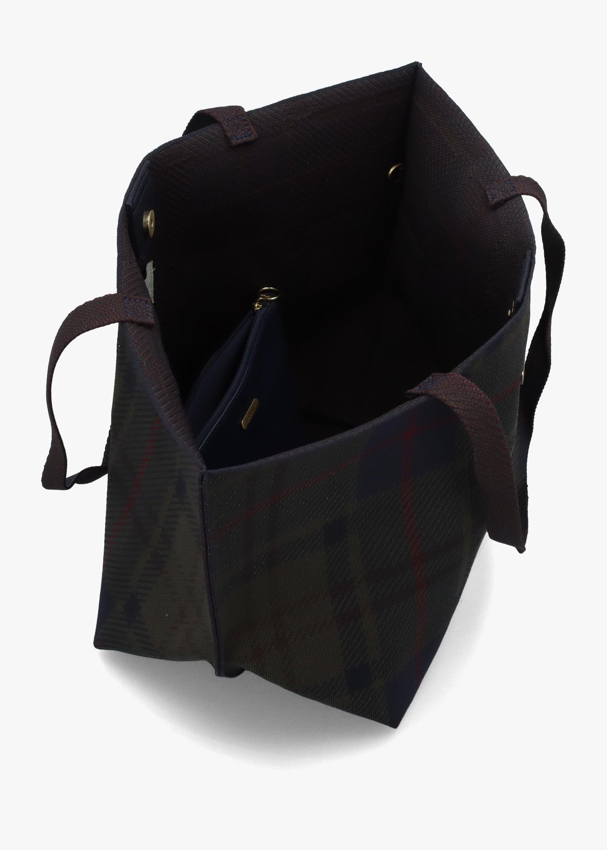 Barbour Layla Shadow Classic Tartan Tote Bag