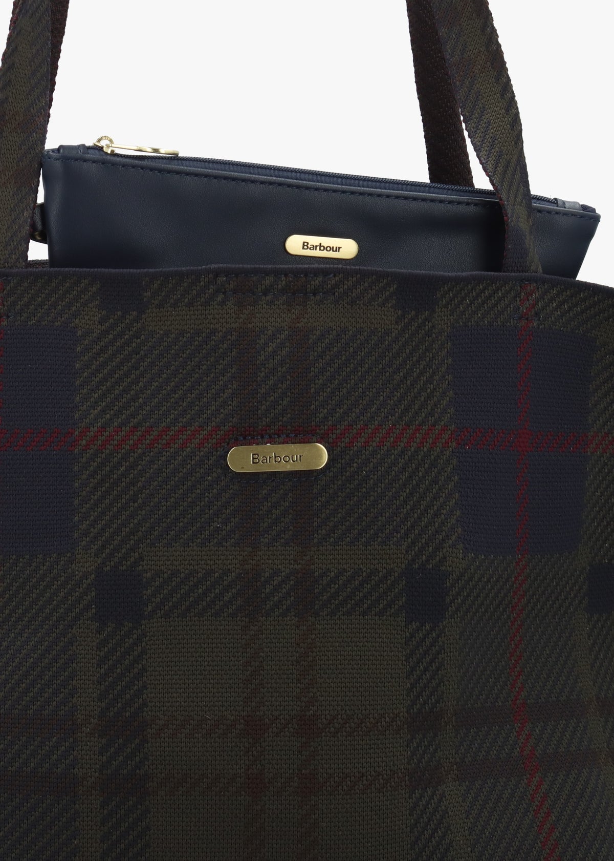 Barbour Layla Shadow Classic Tartan Tote Bag