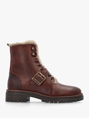Barbour Pendle Brown Leather Hiker Boots