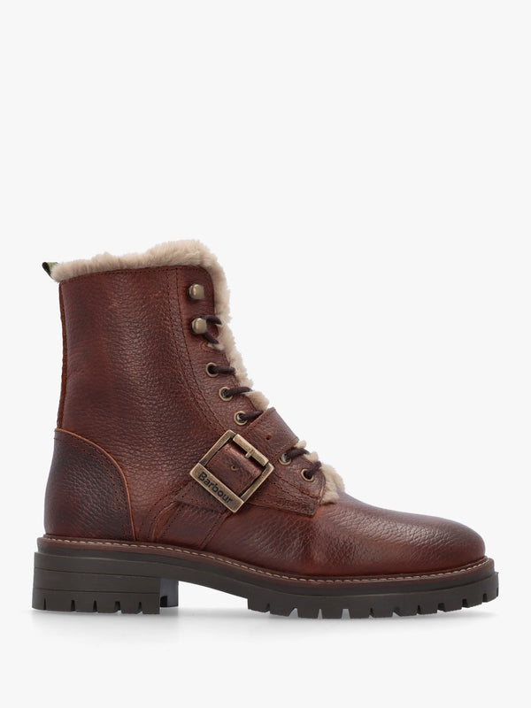Barbour Pendle Brown Leather Hiker Boots