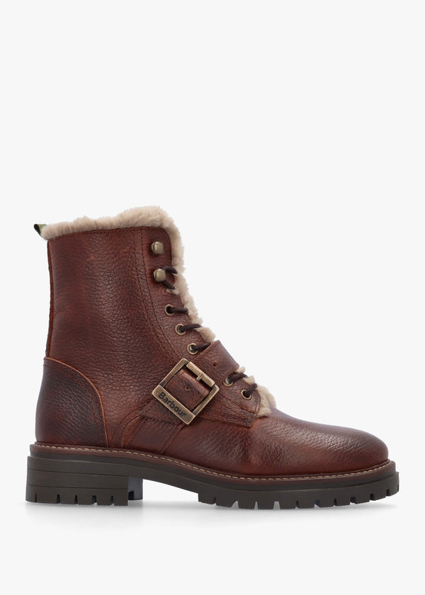Barbour Pendle Brown Leather Hiker Boots