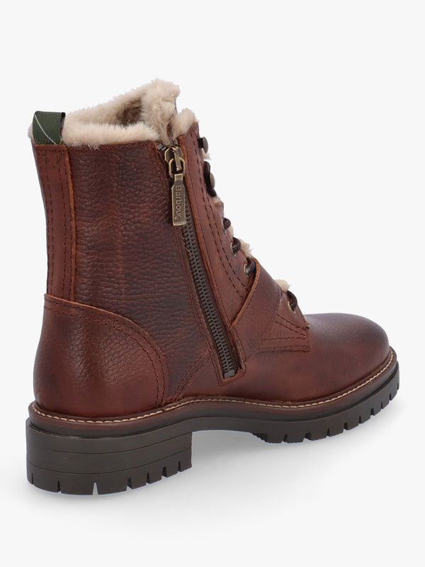Barbour Pendle Brown Leather Hiker Boots