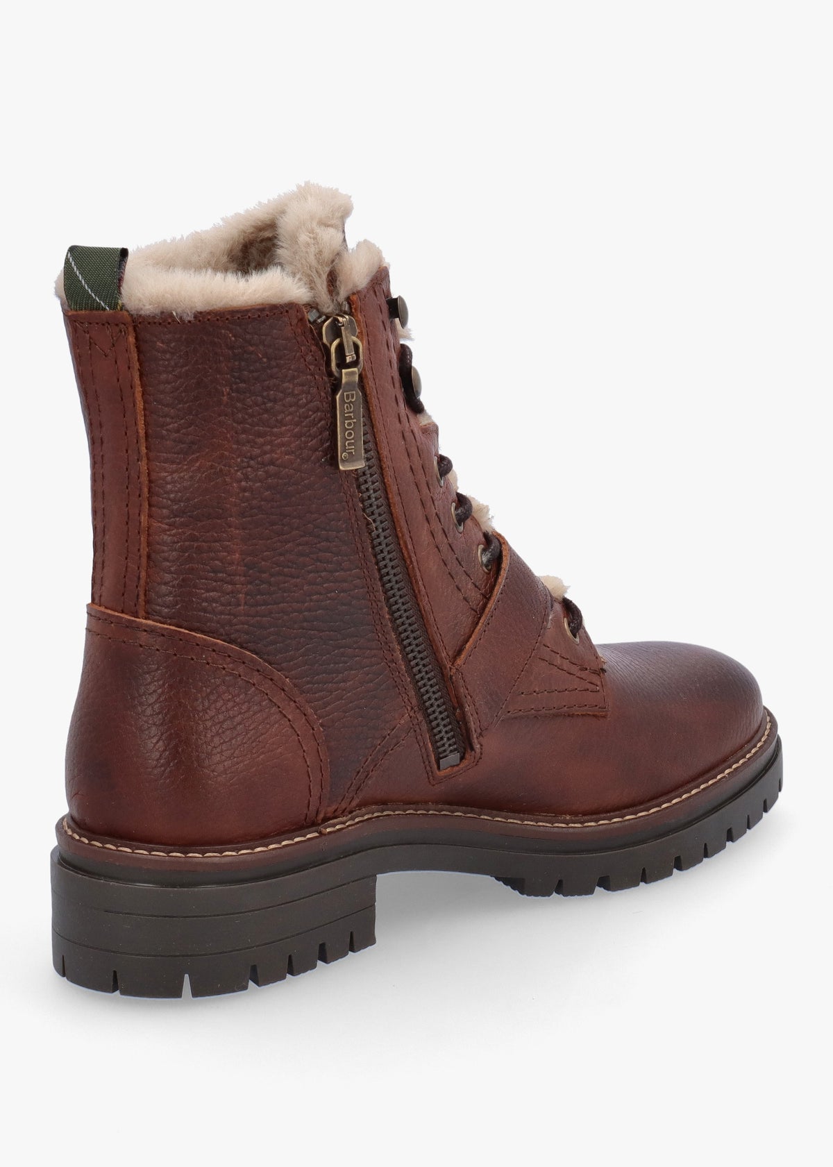 Barbour Pendle Brown Leather Hiker Boots