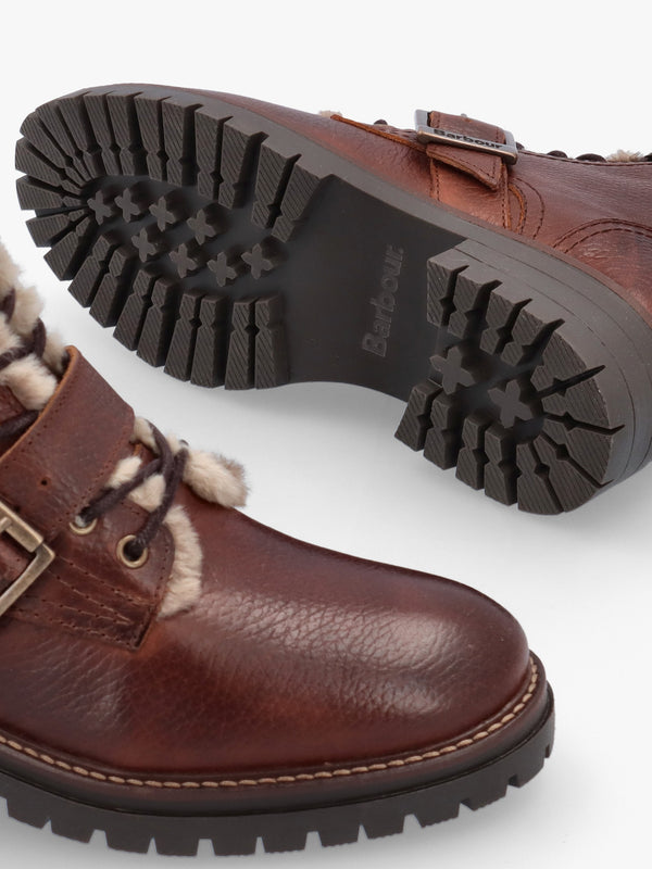 Barbour Pendle Brown Leather Hiker Boots