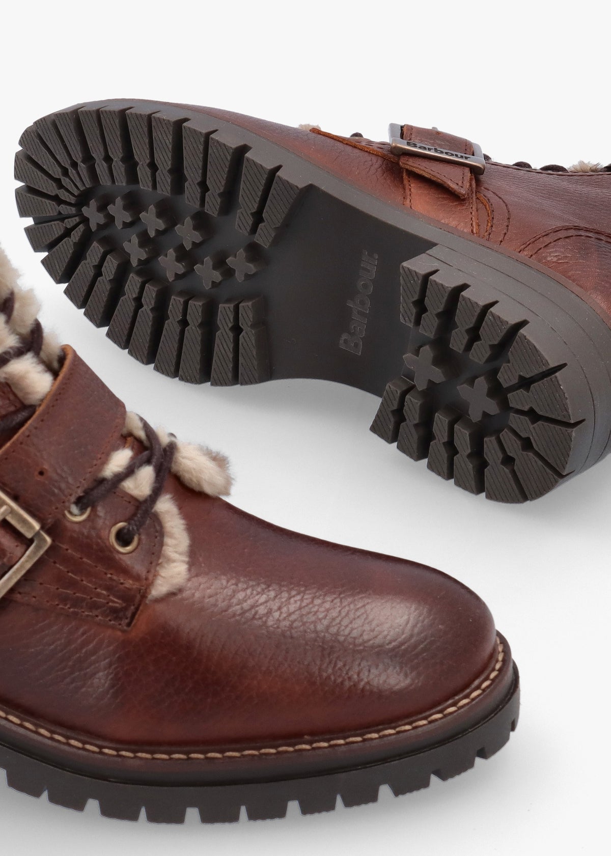 Barbour Pendle Brown Leather Hiker Boots