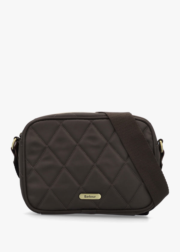 Barbour Quilted Olive Cross-Body Bag
