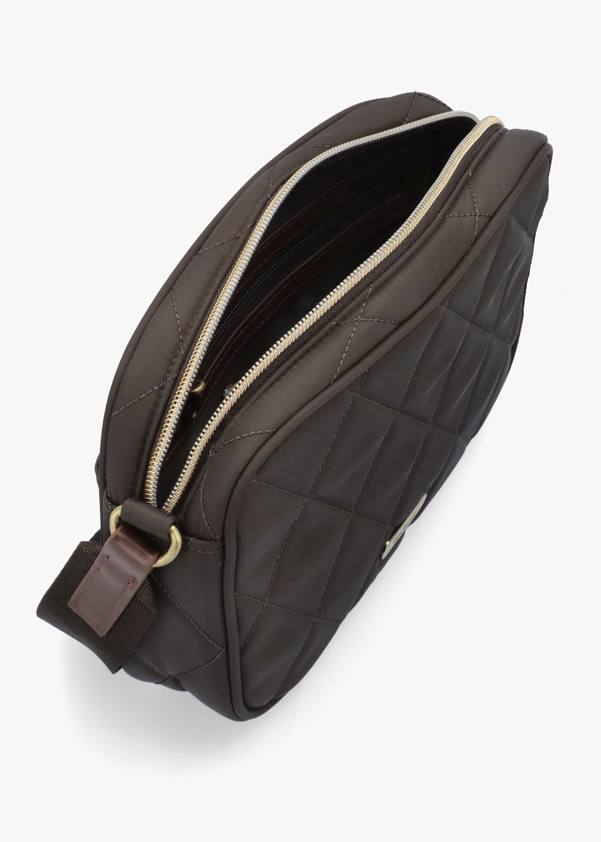 Barbour Quilted Olive Cross-Body Bag