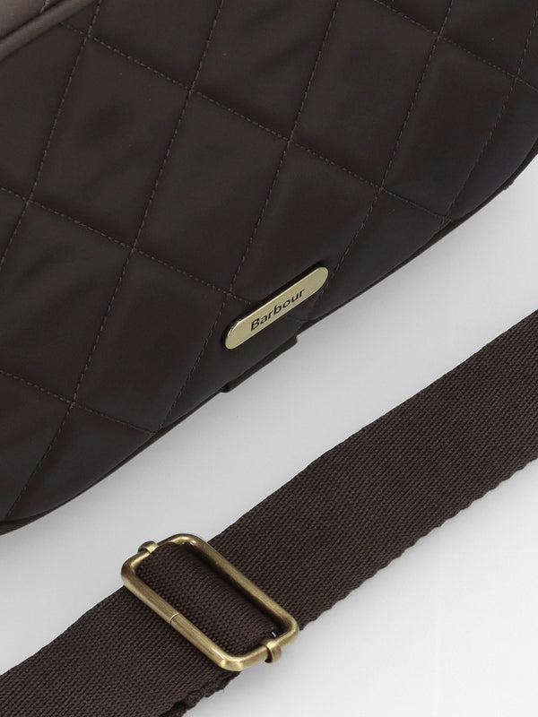 Barbour Quilted Olive Cross-Body Bag