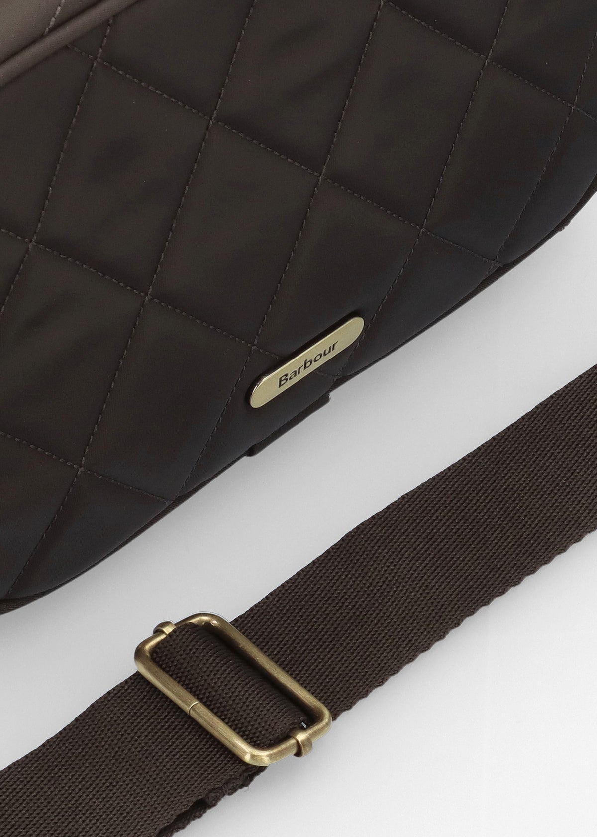 Barbour Quilted Olive Cross-Body Bag