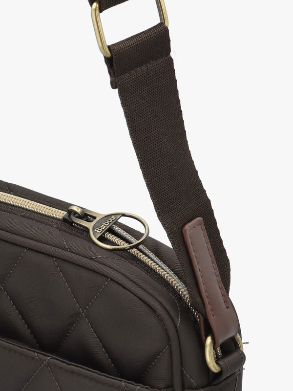 Barbour Quilted Olive Cross-Body Bag