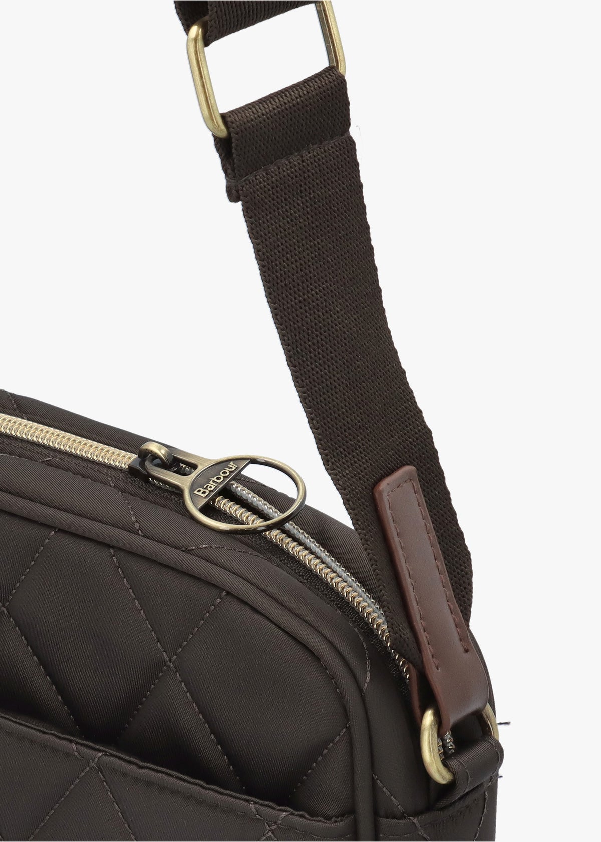 Barbour Quilted Olive Cross-Body Bag