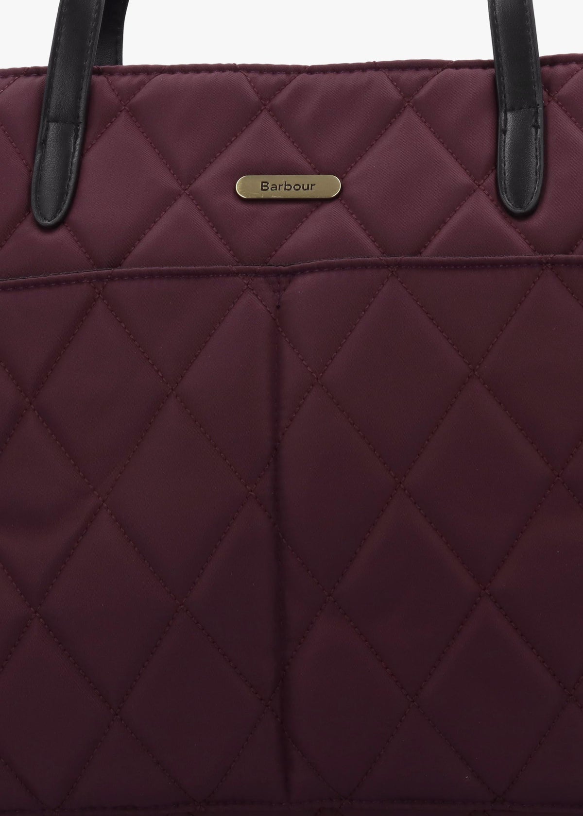Barbour Quilted Fig Tote Bag