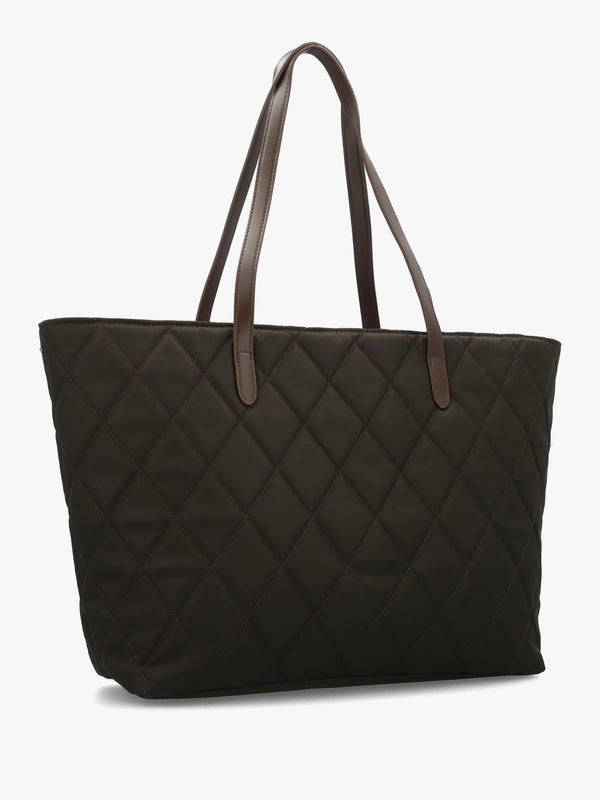 Barbour Quilted Olive Tote Bag