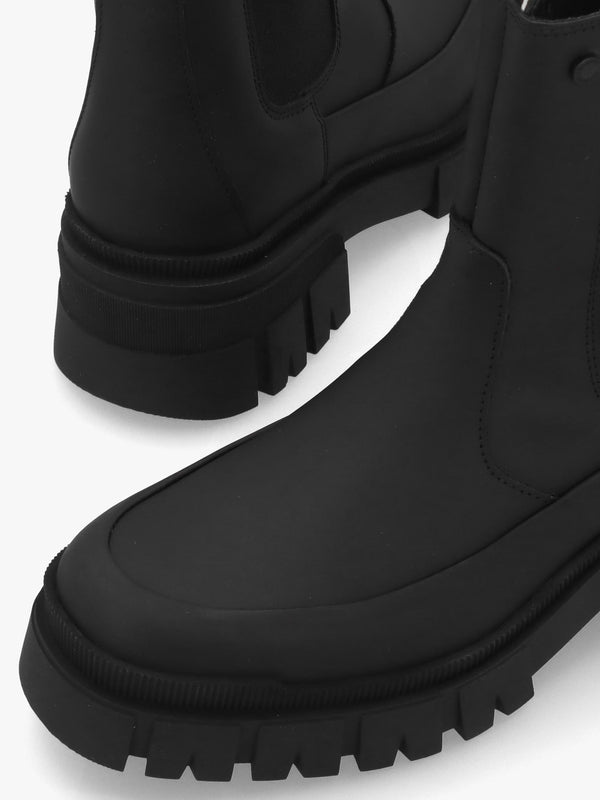 Barbour Sofie Black Leather Chelsea Boots