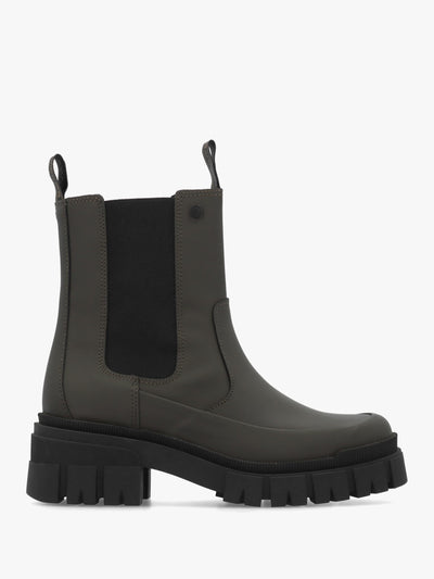 Barbour Sofie Olive Leather Chelsea Boots