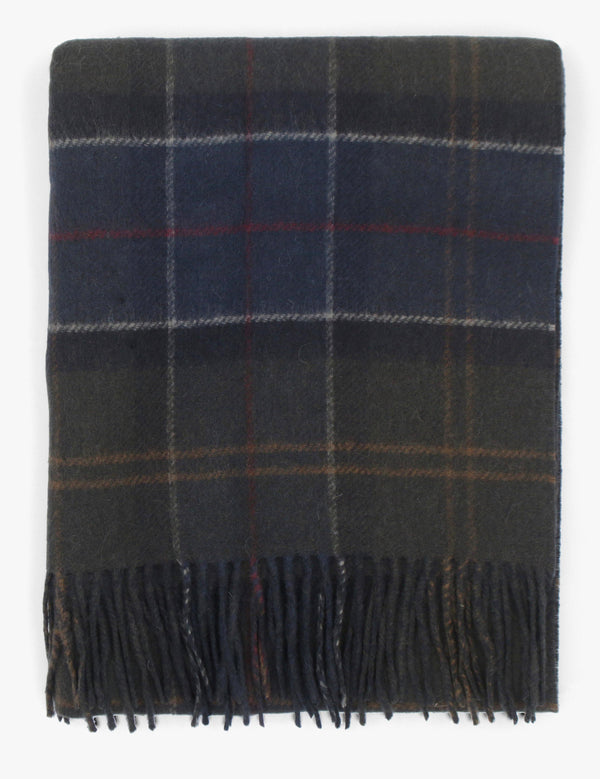 Barbour Taryan Shadow Classic Tartan Reversable Scarf