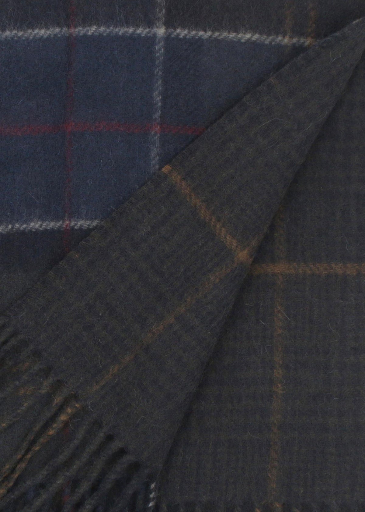 Barbour Taryan Shadow Classic Tartan Reversable Scarf