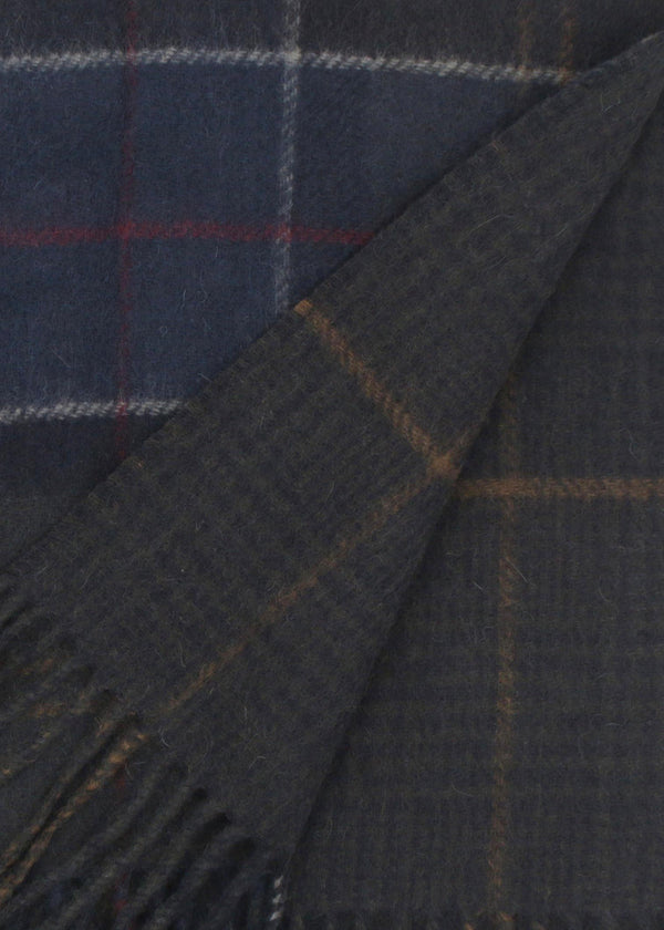 Barbour Taryan Shadow Classic Tartan Reversable Scarf