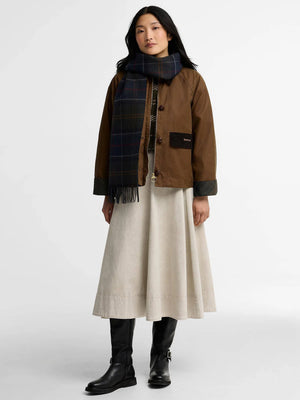 Barbour Taryan Shadow Classic Tartan Reversable Scarf