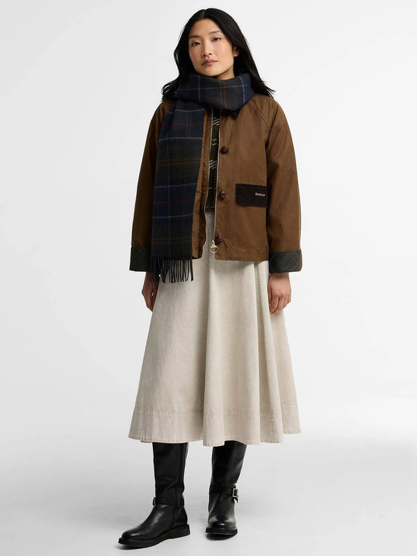 Barbour Taryan Shadow Classic Tartan Reversable Scarf