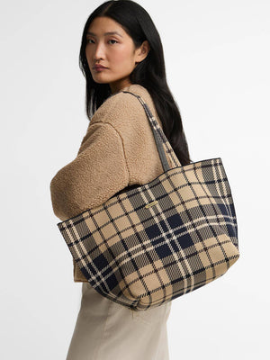 Layla Birchwood Dress Tartan Tote Bag