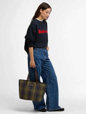 Weatherman Quilted Classic Tartan Tote Bag