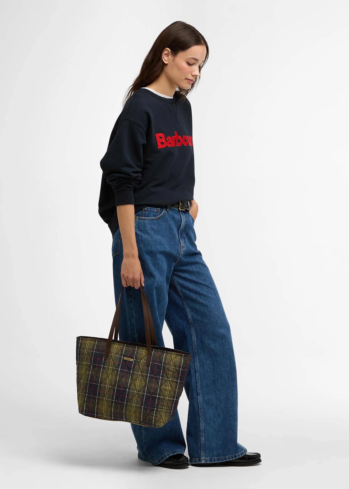 Weatherman Quilted Classic Tartan Tote Bag