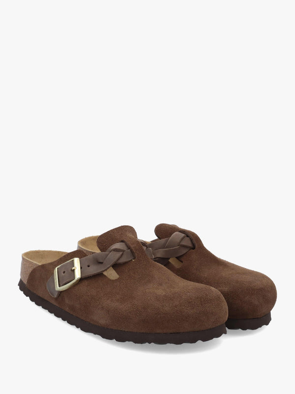 BIR BOSTON BRAIDED - Brown Suede